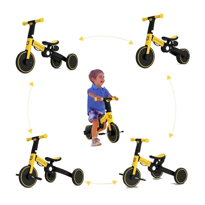 3 in 1 Toddler Bike Kids Tricycle by Uonibaby - Multifunction Baby
