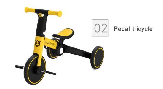 3 in 1 Toddler Bike Kids Tricycle by Uonibaby - Multifunction Baby